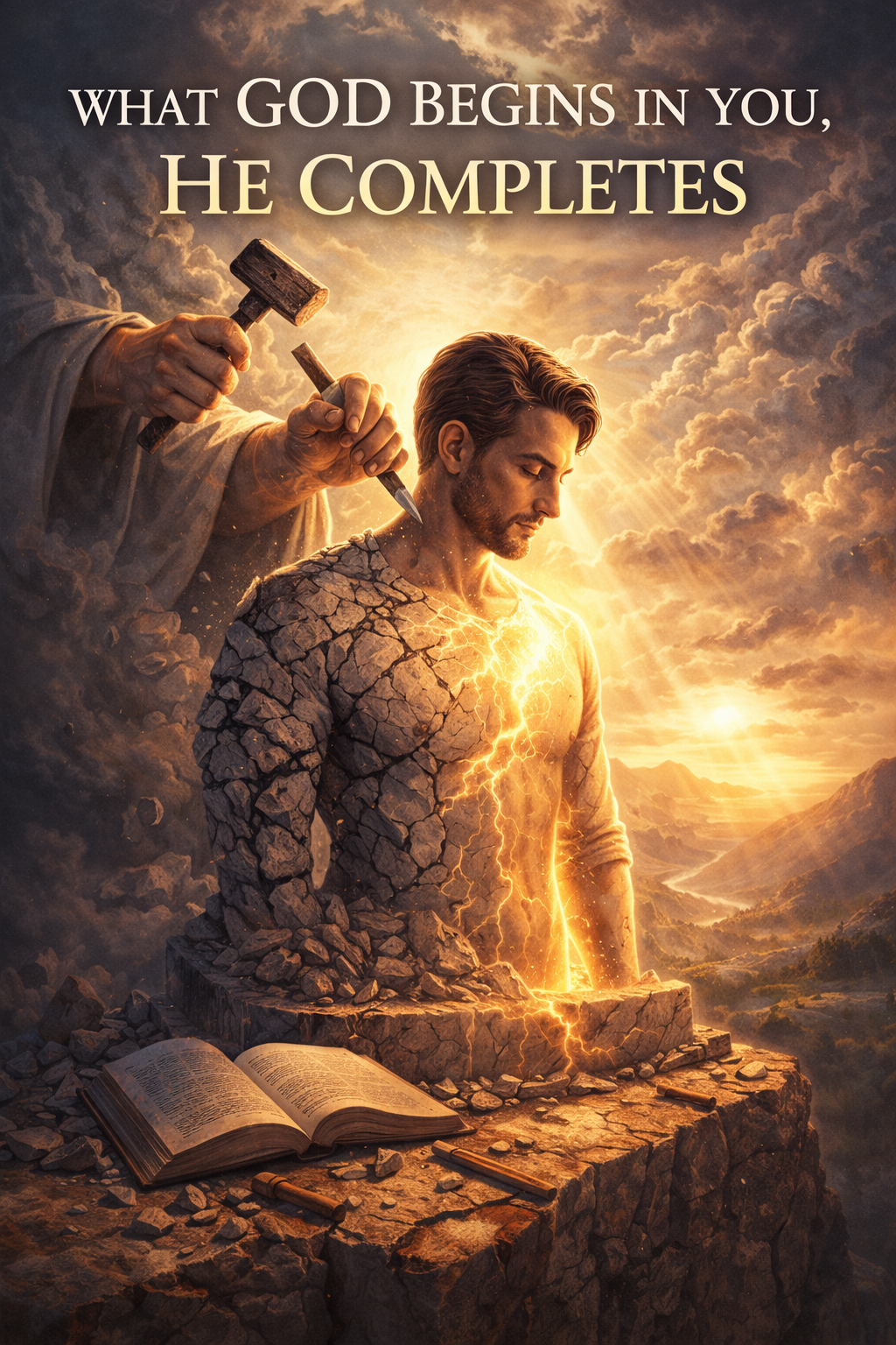 WHAT GOD BEGINS IN YOU, HE COMPLETES
