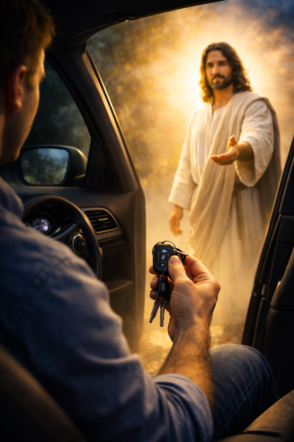 WHEN WILL YOU GIVE JESUS THE KEYS?