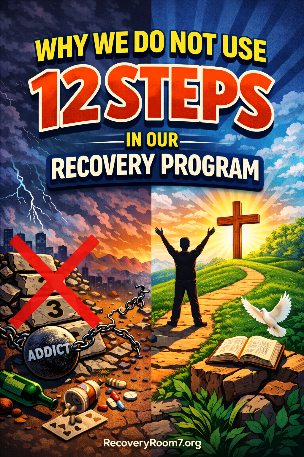WHY WE DO NOT USE 12 STEPS IN OUR RECOVERY PROGRAM