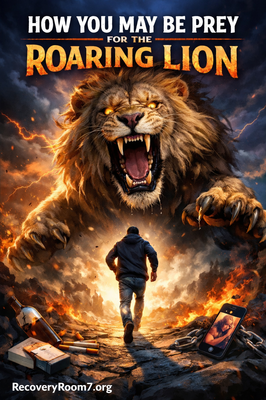HOW YOU MAY BE PREY FOR THE ROARING LION