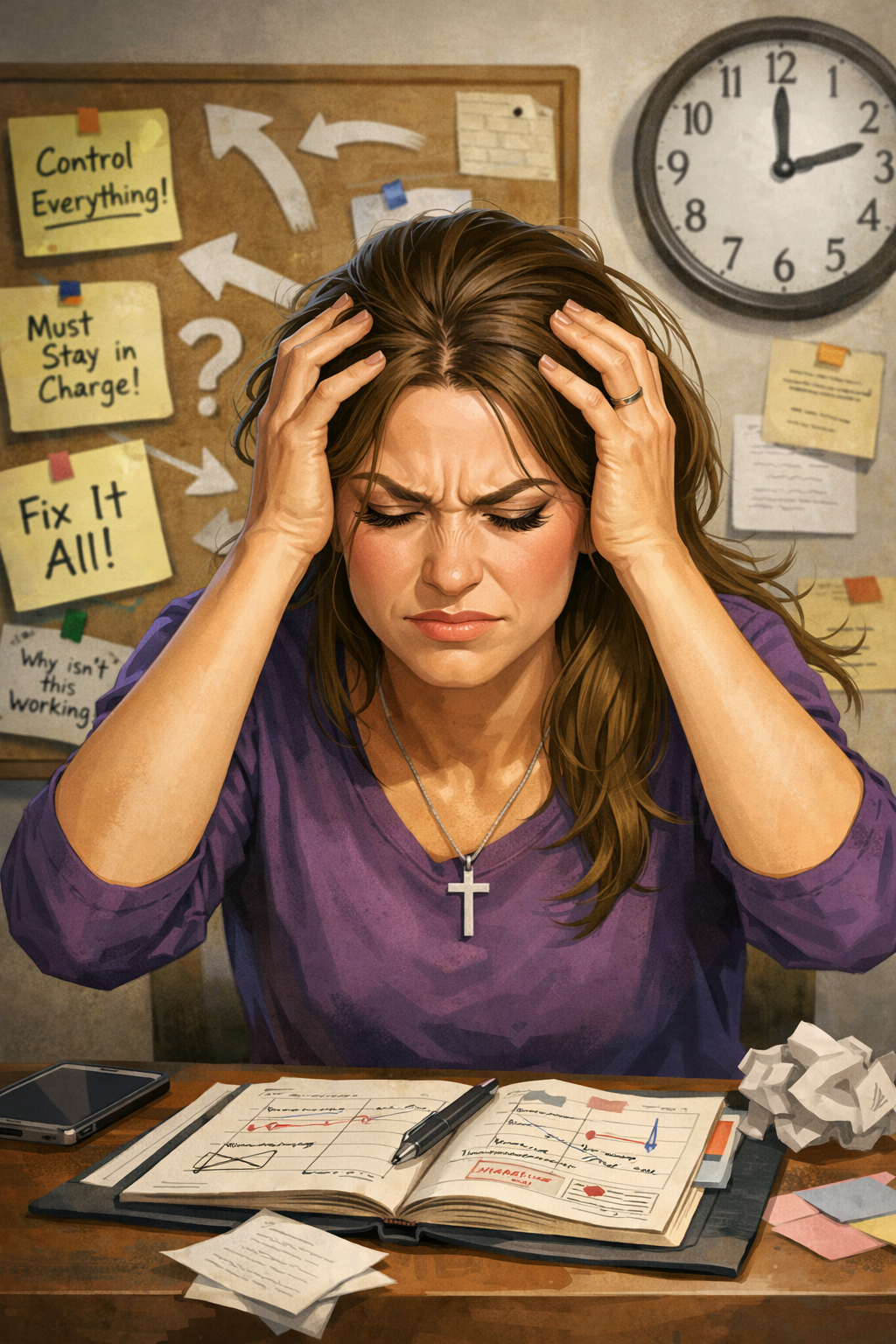 TRYING TO CONTROL EVERYTHING IS EXHAUSTING BECAUSE IT IS NOT BIBLICAL