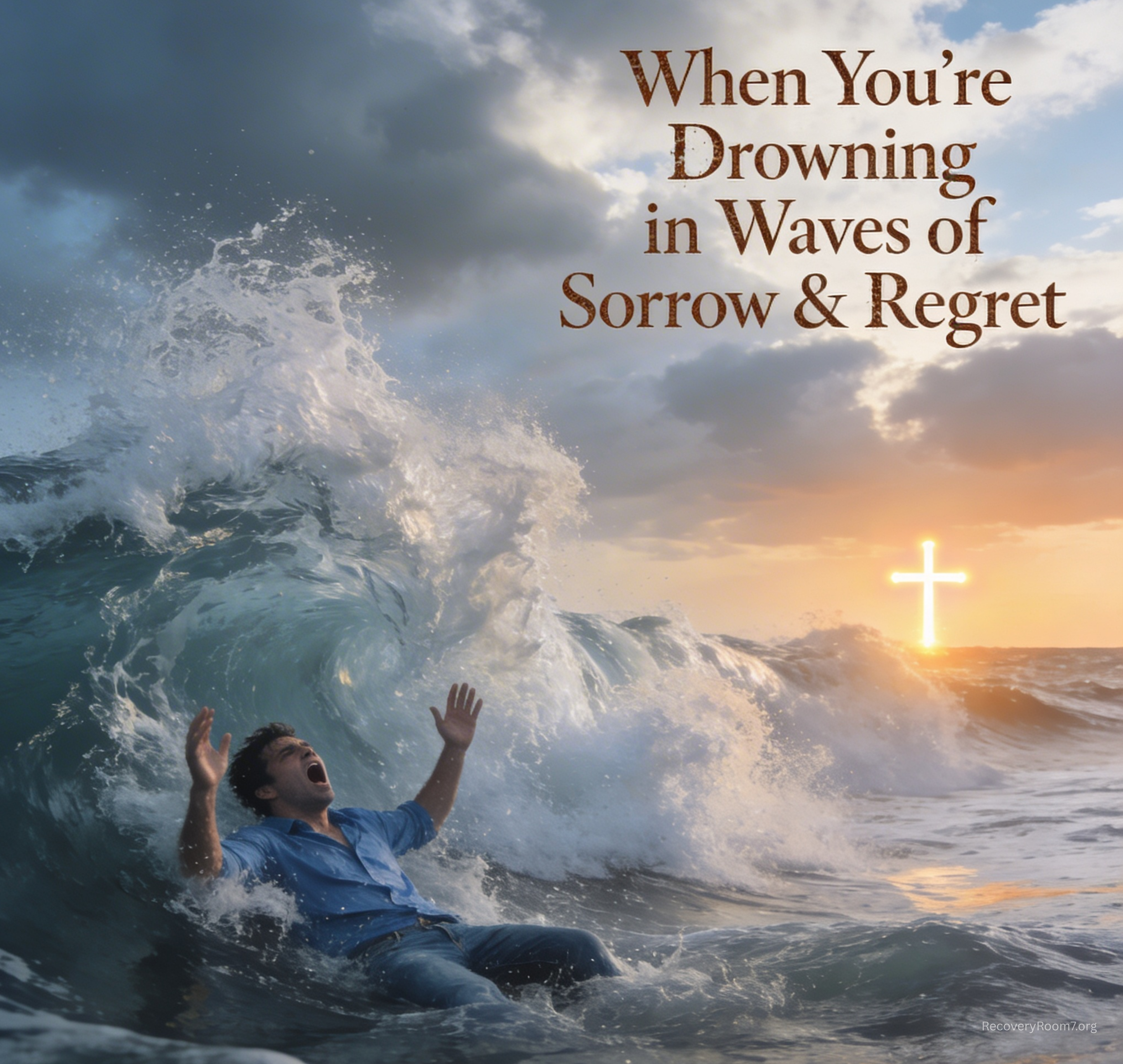 WHEN YOU’RE DROWNING IN WAVES OF SORROW & REGRET