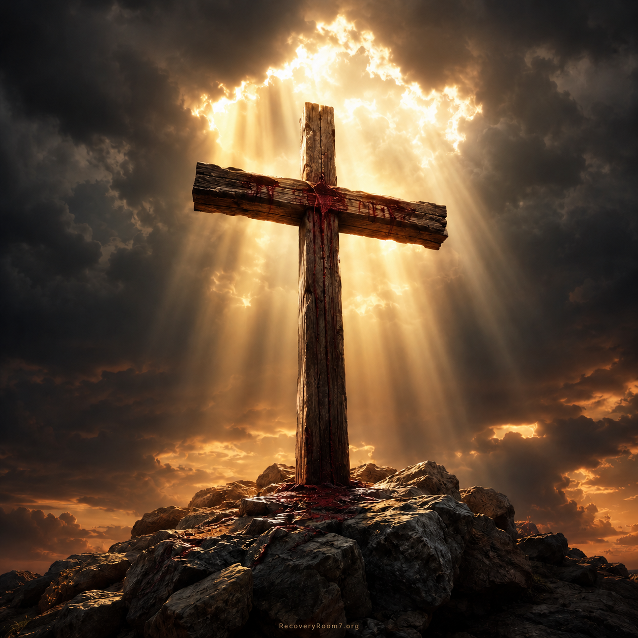 HEALING WAS PURCHASED AT CALVARY