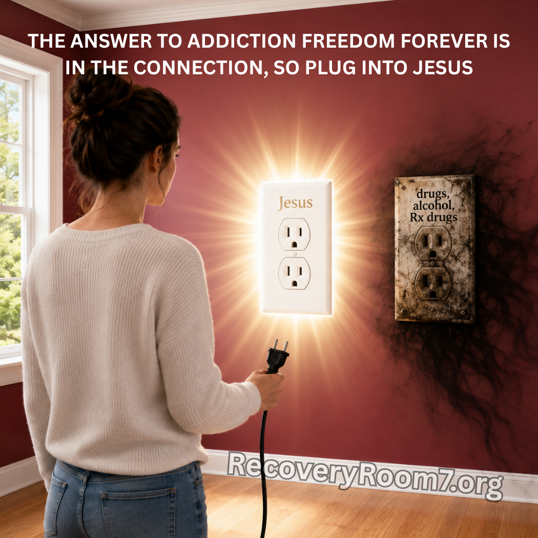 THE ANSWER TO ADDICTION FREEDOM FOREVER IS IN THE CONNECTION, SO PLUG INTO JESUS